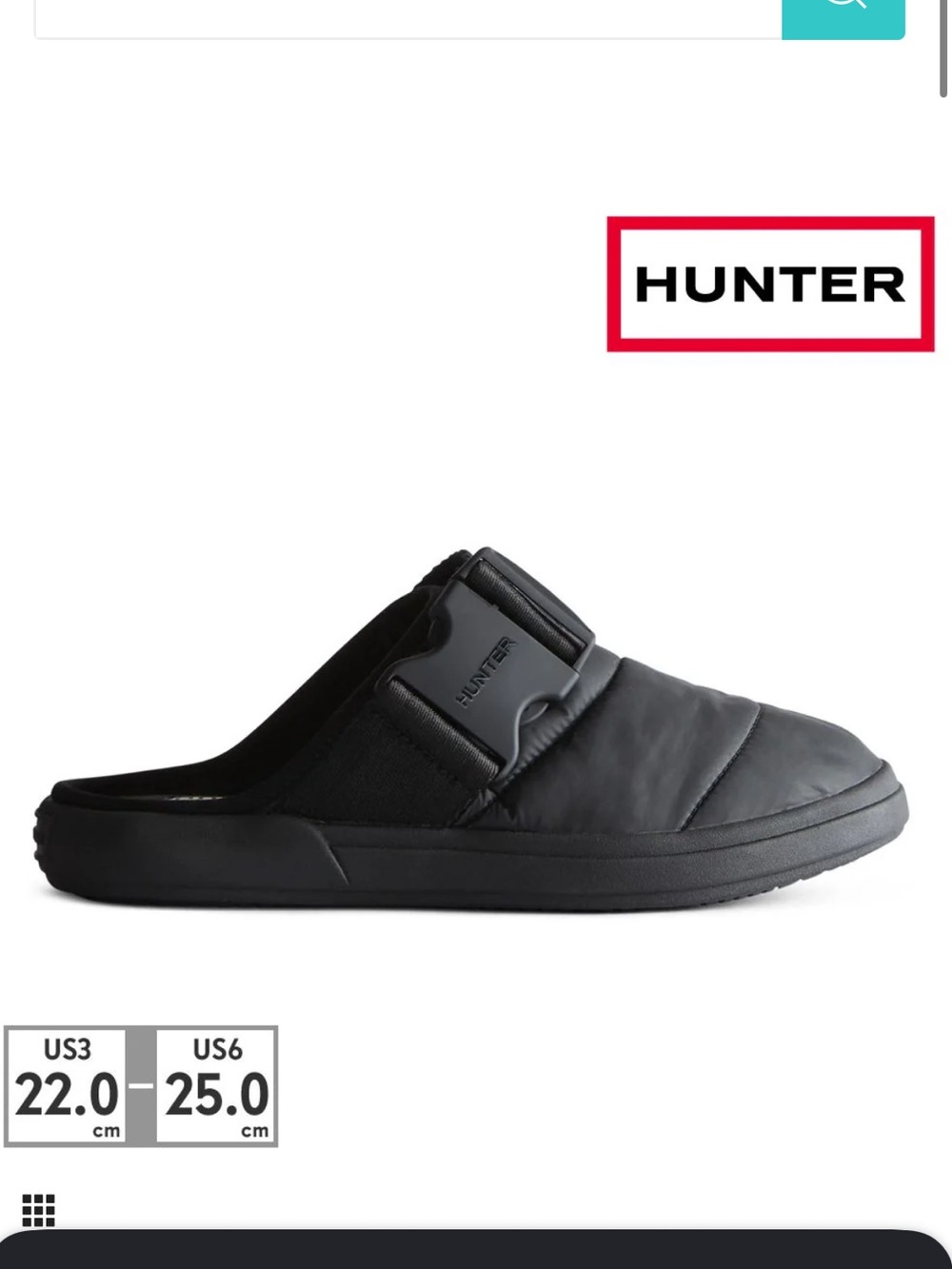 * | Hunter | Women's Mule Slipper. Size 9.